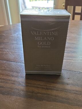 Valentine Milano Gold Eau de Parfum for Women - Gold Box